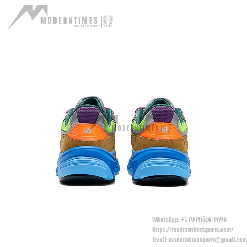 New Balance 990v6 x Action Bronson Made in USA Baklava M990AB6 – Colorful Suede & Mesh Sneakers in Baklava New Balance 990v6 x Action Bronson Made in USA Baklava M990AB6 – Premium Suede & Mesh Sneakers in Vibrant Baklava Colors