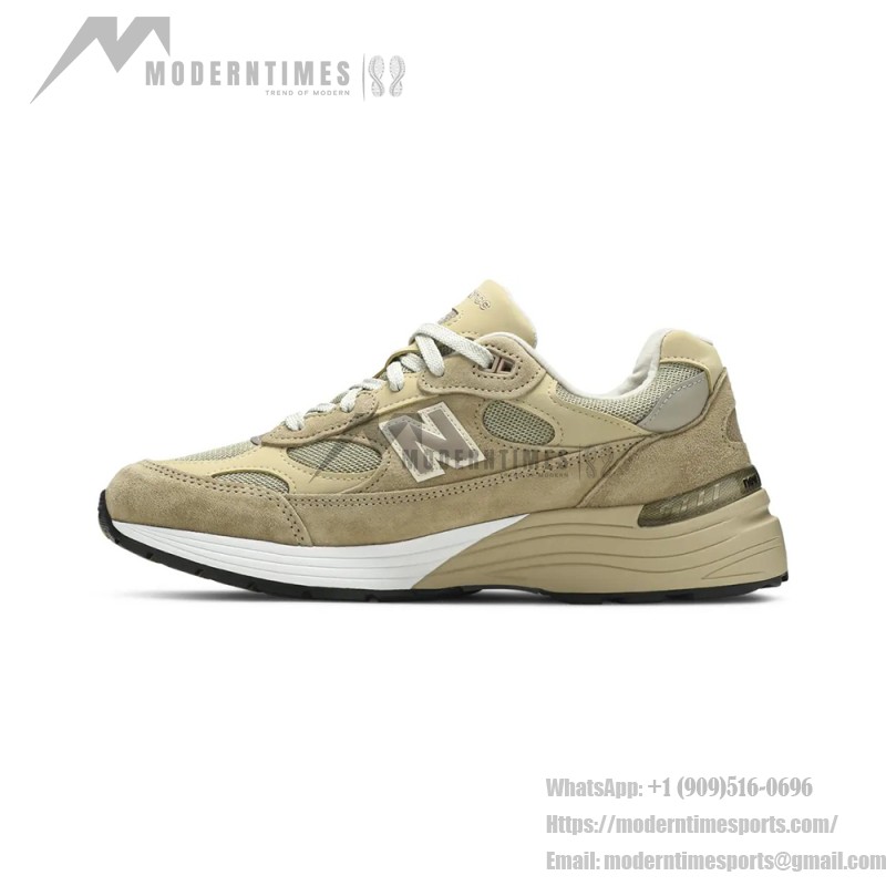 New Balance M992TN Brown Sneakers – NB992 Series Lifestyle Shoe New Balance M992TN Brown Sneakers Front View – Unisex NB992 Running Shoes