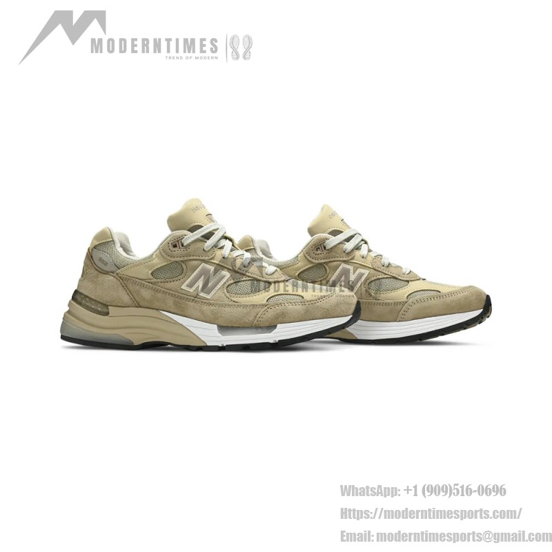 New Balance M992TN Brown Sneakers – NB992 Series Lifestyle Shoe New Balance M992TN Brown Sneakers Front View – Unisex NB992 Running Shoes