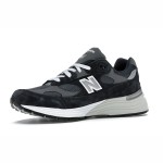 New Balance M992GG Navy Blue & Dark Grey Lifestyle Running Shoes New Balance M992GG Navy Blue and Dark Grey Sneakers Front View