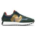 New Balance 327 MS327ASO グリーン マルチカラー レトロ スニーカー New Balance 327 MS327ASO Green Multi-Color Retro Sneakers メンズ・レディース用
