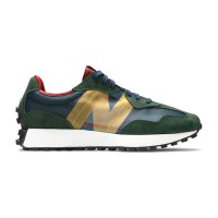 New Balance 327 MS327ASO グリーン マルチカラー レトロ スニーカー | ユニセックス カジュアル ランニングシューズ