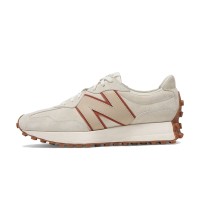 New Balance 327 Bandier x Move Her World WS327SA ベージュスエード レトロ スニーカー | ユニセックス カジュアル ランニングシューズ