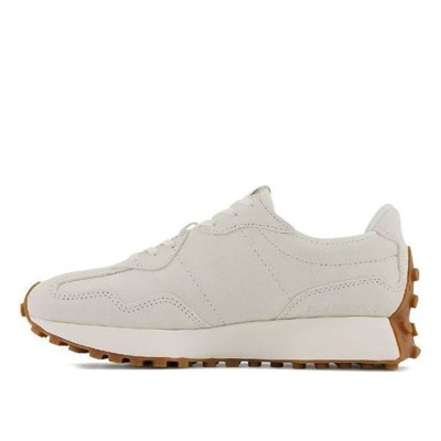 New Balance 327 Bandier x Move Her World WS327SA ベージュスエード レトロ スニーカー | ユニセックス カジュアル ランニングシューズ