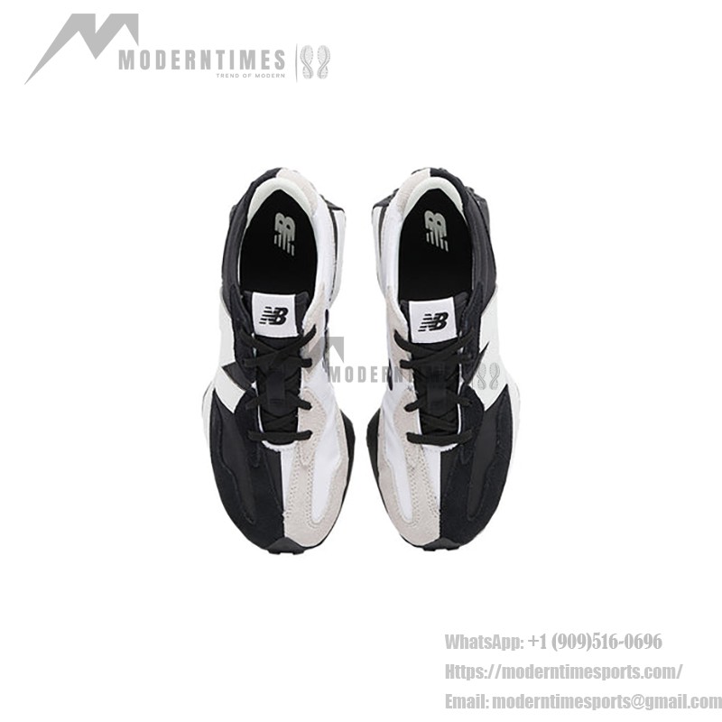 New Balance 327 Foot Locker x 327 Collective Black MS327BW1 レトロ スニーカー New Balance 327 Foot Locker x 327 Collective Black MS327BW1 Retro Sneakers メンズ・レディース用