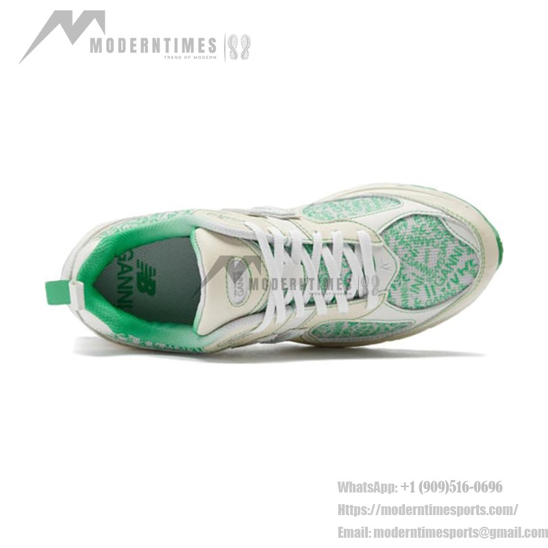 New Balance GANNI x 2002R Turtledove M2002RGC – スタイリッシュで快適なスニーカー New Balance GANNI x 2002R Turtledove M2002RGC スニーカー – スエードとメッシュデザイン