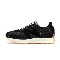New Balance 327 Joshua Vides x 327 Black Splatter MS327JSV レトロ スニーカー | ユニセックス カジュアル ランニングシューズ