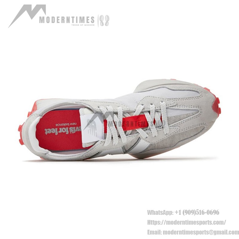 New Balance 327 Levi’s x 327 Grey Red MS327LVC レトロ スニーカー New Balance 327 Levi’s x 327 Grey Red MS327LVC Retro Sneakers メンズ・レディース用
