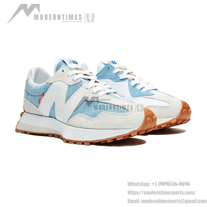 New Balance x Levi’s 327 ライトウォッシュデニム WS327LVA スニーカー New Balance x Levi’s 327 ライトウォッシュデニムレトロスニーカー