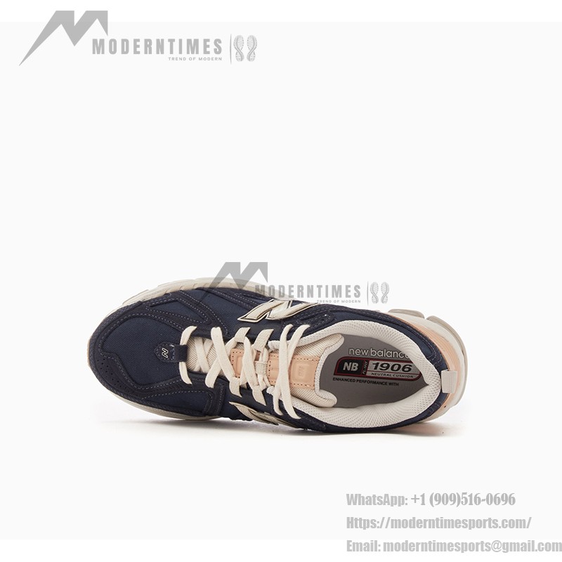 New Balance 1906R Navy Blue Beige Sneakers – Classic & Comfortable New Balance 1906R Navy Blue Beige Retro Running Shoes - M1906FB