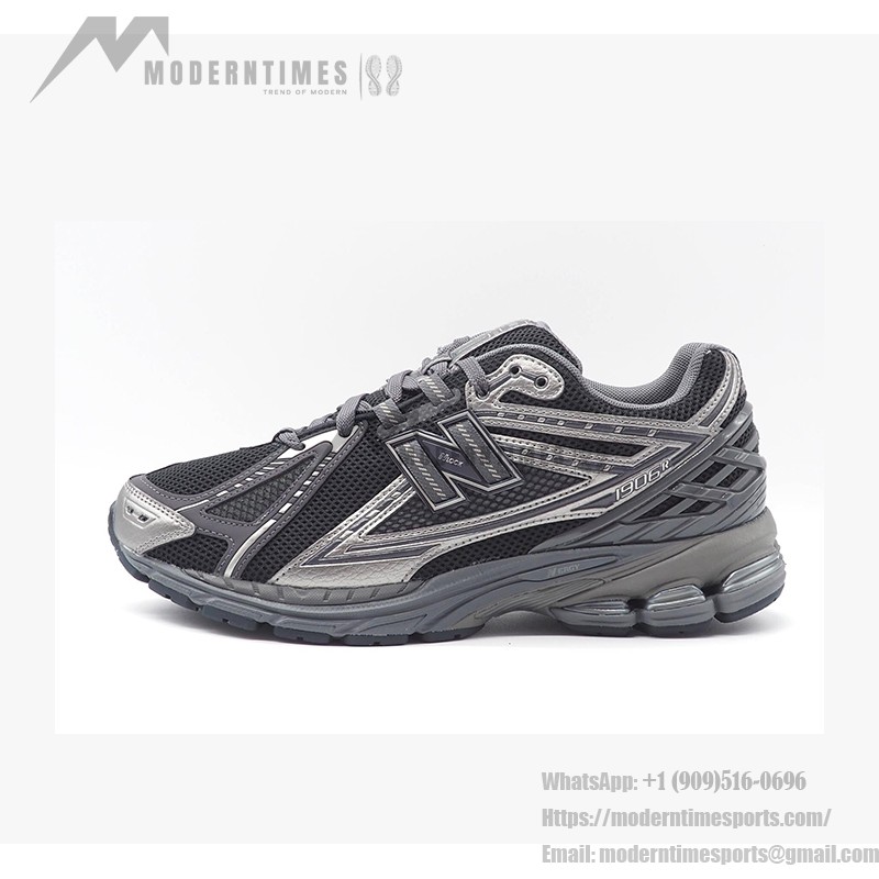 New Balance 1906R ブラックシルバー スニーカー – クラシック & 通気性抜群 New Balance 1906R ブラックシルバー レトロ ランニングシューズ - M1906RES