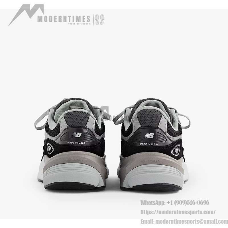 New Balance 990v6 Made in USA Black & Grey M990BK6 – Stylish and Comfortable Premium Suede & Mesh Sneakers New Balance 990v6 Made in USA Black & Grey M990BK6 – Premium Suede & Mesh Sneakers for Comfort and Style