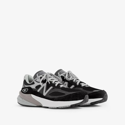 New Balance 990v6 Made in USA ブラック＆グレー M990BK6 – プレミアムスエード＆メッシュスニーカーで最高の快適さとスタイル