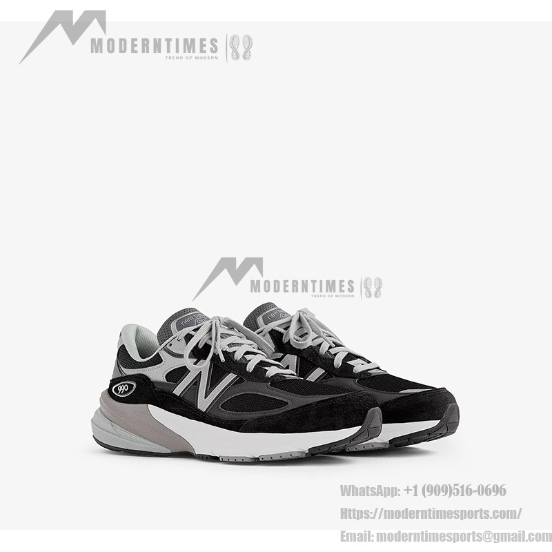New Balance 990v6 Made in USA Black & Grey M990BK6 – Stylish and Comfortable Premium Suede & Mesh Sneakers New Balance 990v6 Made in USA Black & Grey M990BK6 – Premium Suede & Mesh Sneakers for Comfort and Style
