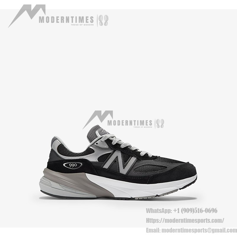 New Balance 990v6 Made in USA Black & Grey M990BK6 – Stylish and Comfortable Premium Suede & Mesh Sneakers New Balance 990v6 Made in USA Black & Grey M990BK6 – Premium Suede & Mesh Sneakers for Comfort and Style