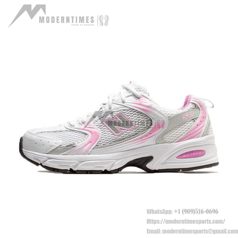 New Balance 530 MR530BC ピンク レトロスニーカー New Balance 530 MR530BC ピンク レトロランニングシューズ ABZORBクッションとメッシュアッパー付き