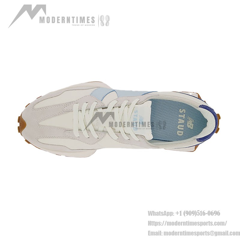 New Balance STAUD x 327 シーソルト アトランティック MS327SZ スニーカー New Balance STAUD x 327 シーソルト アトランティック レトロコラボレーションスニーカー