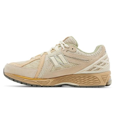 New Balance x AURALEE 1906R M1906RAU ボーンホワイト モハーベデザート レトロランニングシューズ – プレミアムコラボ, 軽量 & 通気性抜群, クラシック & スタイリッシュ