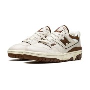 New Balance x Aime Leon Dore 550 Brown BB550AB1 – Retro Basketball Sneakers with Premium Brown Leather Design