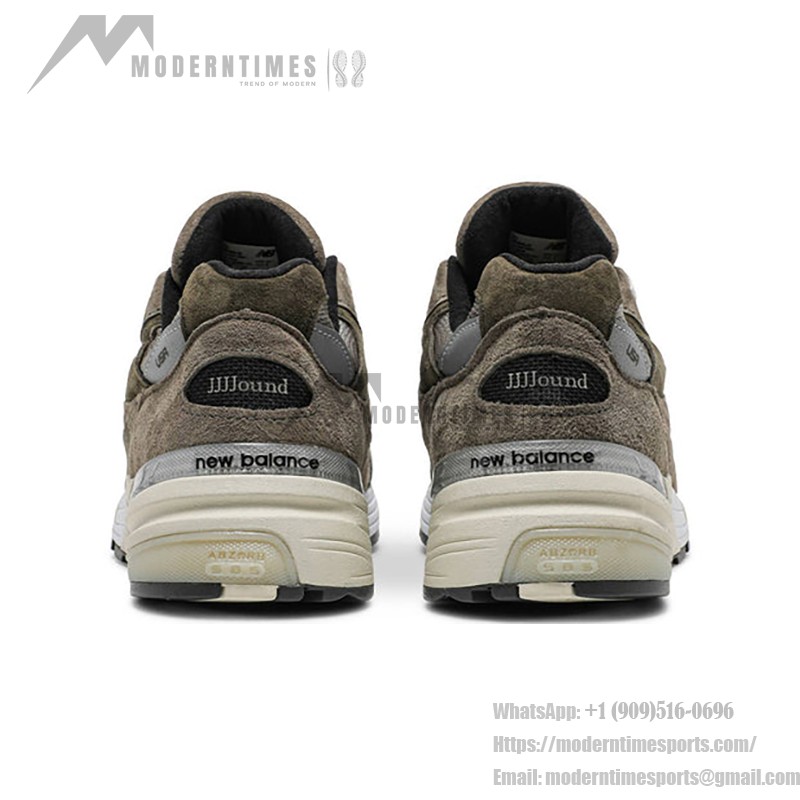New Balance x JJJJound 992 M992J2 – 快適さとスタイルのためのグレーのスエードスニーカー New Balance x JJJJound 992 Made in USA – プレミアムグレーのスエード&メッシュスニーカーで快適さ