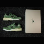 New Balance M992JJ x JJJJound Mossy Green – Exclusive Unisex Sneakers New Balance M992JJ x JJJJound Mossy Green Sneakers Front View – NB992 Collaboration