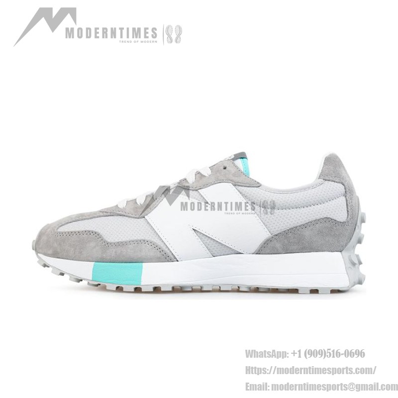 New Balance x Niko 327 グレー ブルー MS327RJ1 スニーカー New Balance x Niko 327 グレーブルーモダンレトロスニーカー