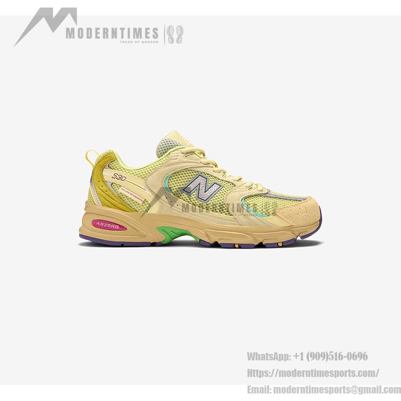 New Balance x Salehe Bembury MR530PR コラボスニーカー New Balance x Salehe Bembury MR530PR 「Prosperity Be The Prize」 ランニングシューズ ABZORBクッション付き