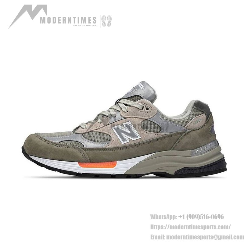 New Balance x WTAPS 992 Made in USA – オリーブドラブスニーカーで快適さとスタイル New Balance x WTAPS 992 Made in USA – プレミアムオリーブドラブスエード&メッシュスニーカーで快適さ