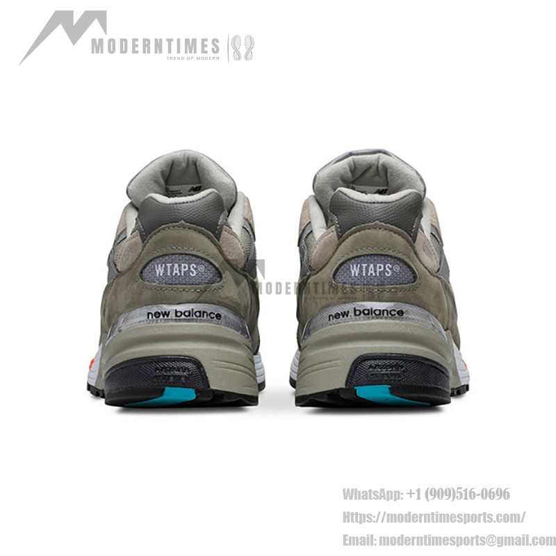 New Balance x WTAPS 992 Made in USA – オリーブドラブスニーカーで快適さとスタイル New Balance x WTAPS 992 Made in USA – プレミアムオリーブドラブスエード&メッシュスニーカーで快適さ