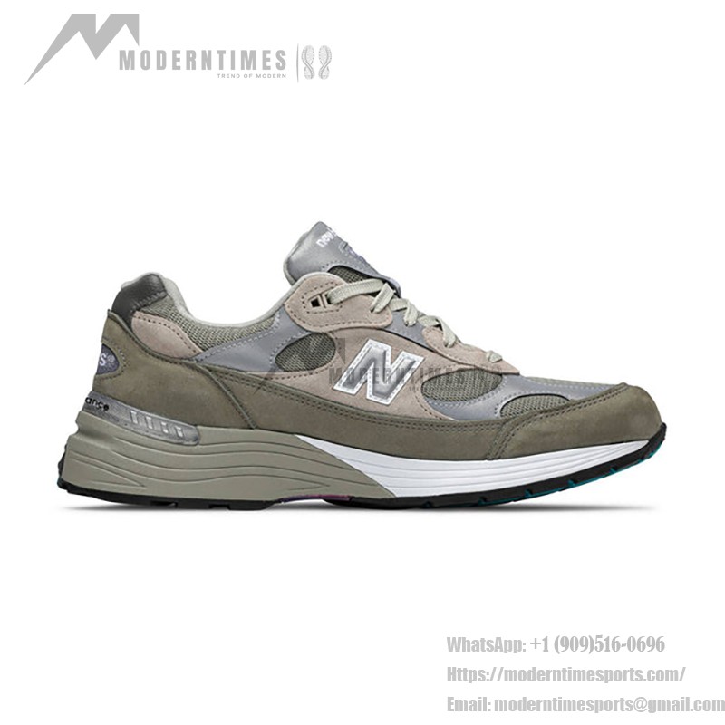 New Balance x WTAPS 992 Made in USA – オリーブドラブスニーカーで快適さとスタイル New Balance x WTAPS 992 Made in USA – プレミアムオリーブドラブスエード&メッシュスニーカーで快適さ