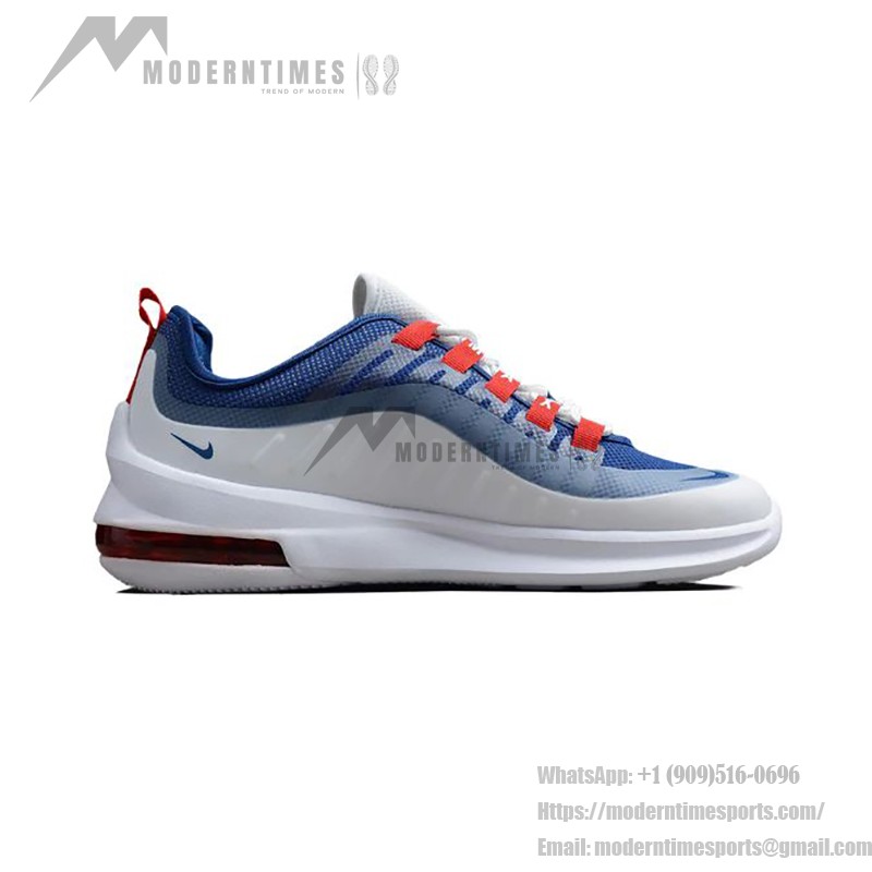 Nike Air Max Axis AA2146-25 White Blue Red Running Shoes Nike Air Max Axis White Blue Red Lightweight Running Shoes with Air Cushion AA2146-25