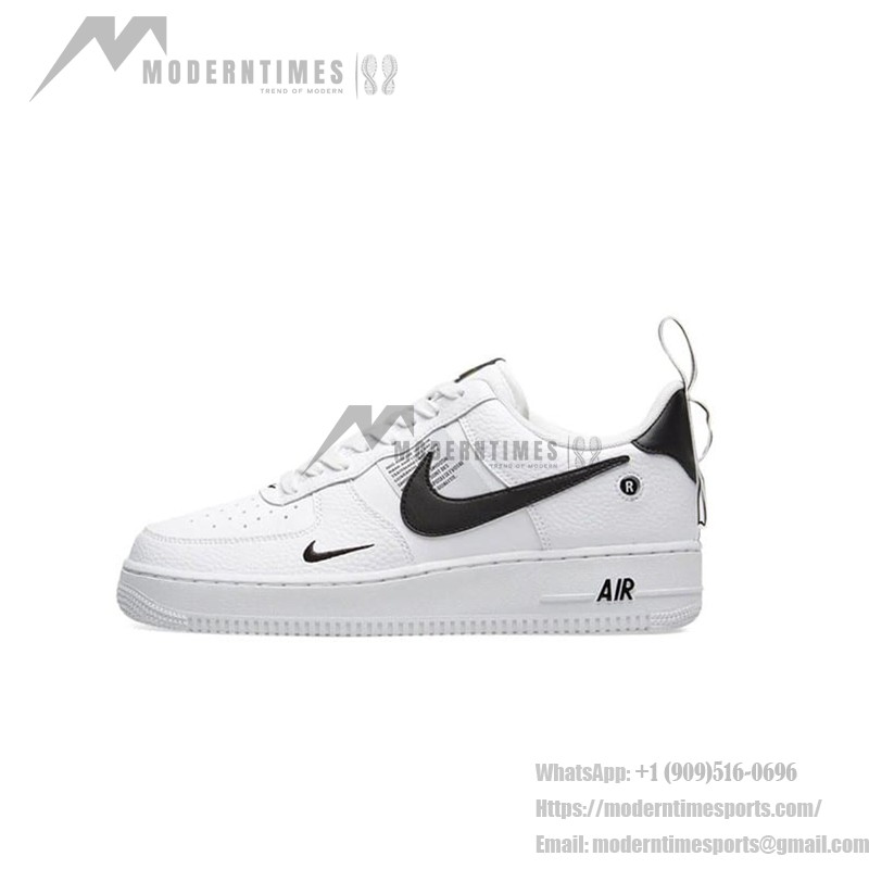 Nike Air Force 1 LV8 Utility AJ7747-100 - スタイリッシュなホワイトスニーカー Nike Air Force 1 LV8 Utility AJ7747-100 - ブラックスウッシュが特徴のホワイトスニーカー