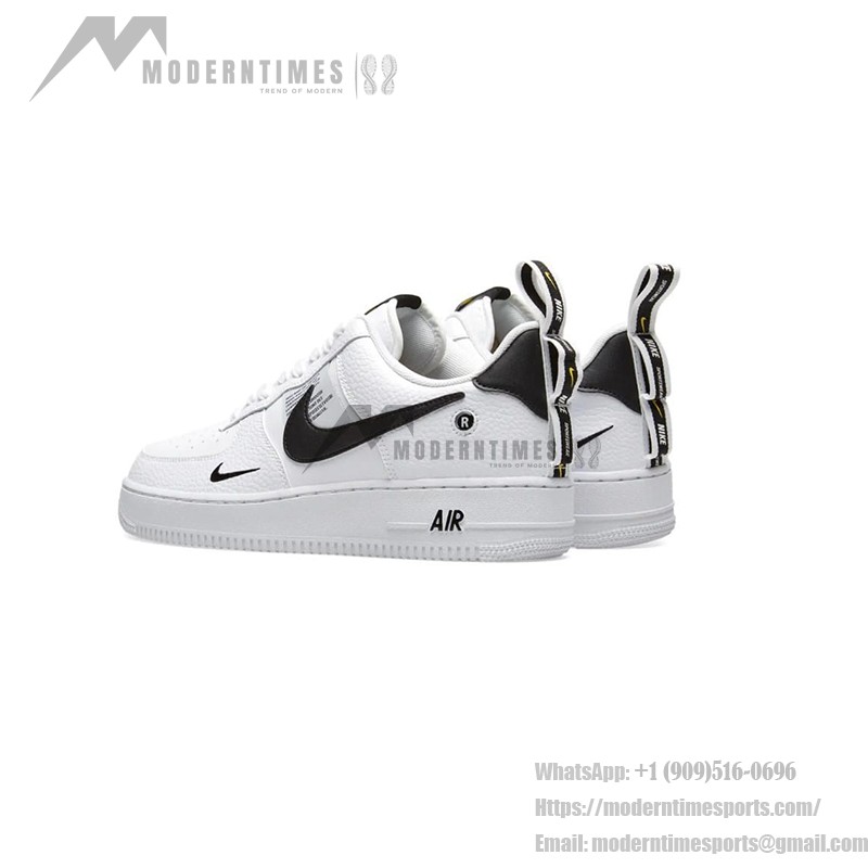 Nike Air Force 1 LV8 Utility AJ7747-100 - スタイリッシュなホワイトスニーカー Nike Air Force 1 LV8 Utility AJ7747-100 - ブラックスウッシュが特徴のホワイトスニーカー