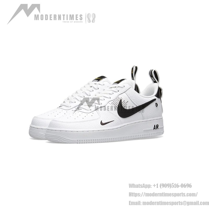 Nike Air Force 1 LV8 Utility AJ7747-100 - スタイリッシュなホワイトスニーカー Nike Air Force 1 LV8 Utility AJ7747-100 - ブラックスウッシュが特徴のホワイトスニーカー
