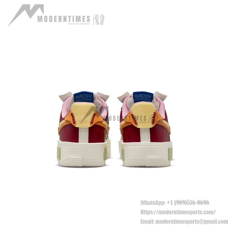 Nike Air Force 1 Fontanka 'St. Petersburg Raves' - 鮮やかなパッチワークスニーカー Nike Air Force 1 Fontanka 'St. Petersburg Raves' DO6719-100 - カラフルなアート風ロートップスニーカー