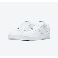 ナイキ エア フォース 1 LX "White Stitch" CT1990-100 ユニークなホワイトスニーカー | ステッチデザインが特徴