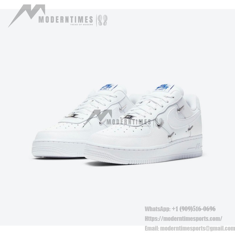 ナイキ エア フォース 1 LX "White Stitch" CT1990-100 - スタイリッシュなホワイトスニーカー ナイキ エア フォース 1 LX "White Stitch" CT1990-100 ステッチデザインが特徴のホワイトスニーカー