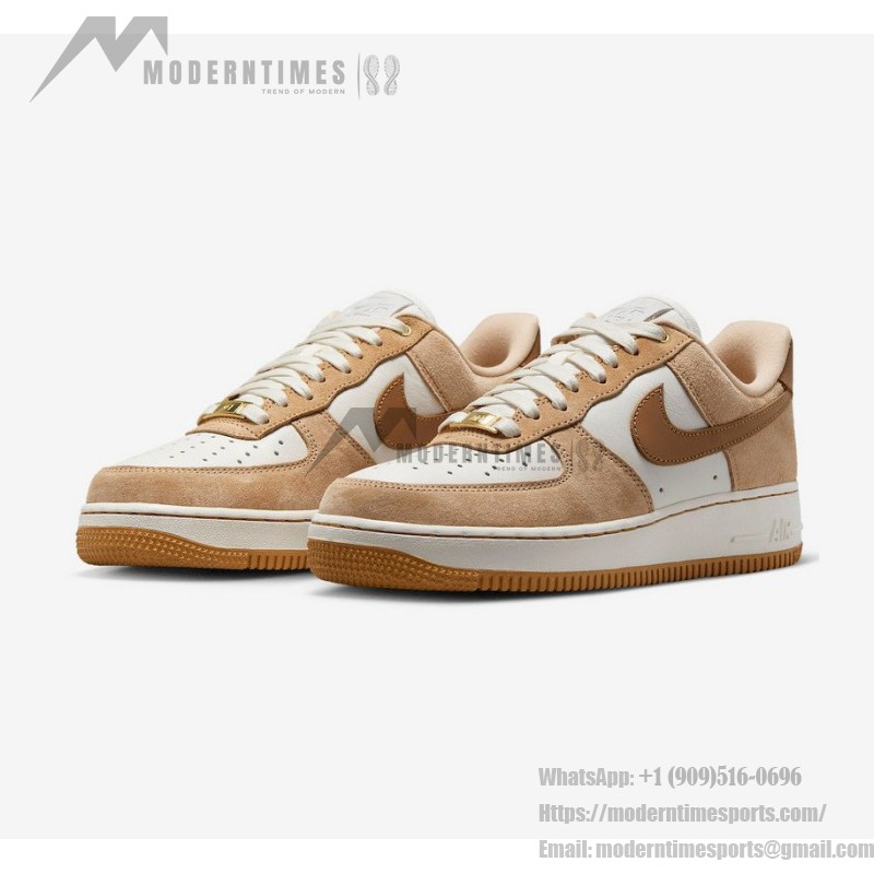 ナイキ エア フォース 1 LXX "Vachetta Tan" - 贅沢なタンスエードスニーカー ナイキ エア フォース 1 LXX "Vachetta Tan" DX1193-200 プレミアムスエードとレザーのスニーカー