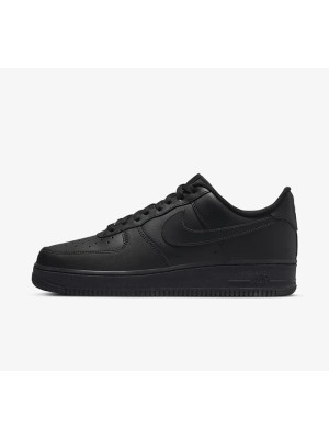 Nike Air Force 1 Low 'Triple Black' - Elegante Schwarze Sneaker für einen Mutigen, Minimalistischen Stil | CW2288-001