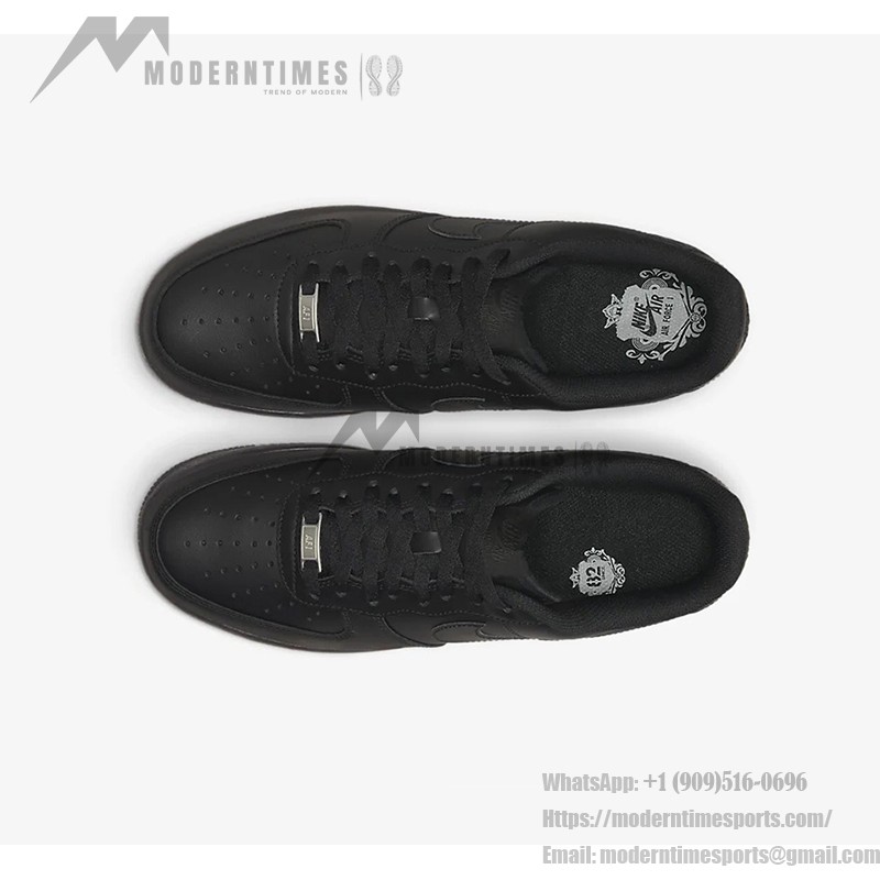 Nike Air Force 1 Low 'トリプル ブラック' - スタイリッシュなオールブラック Nike Air Force 1 Low 'トリプル ブラック' - ミニマルなデザインのオールブラック スニーカー