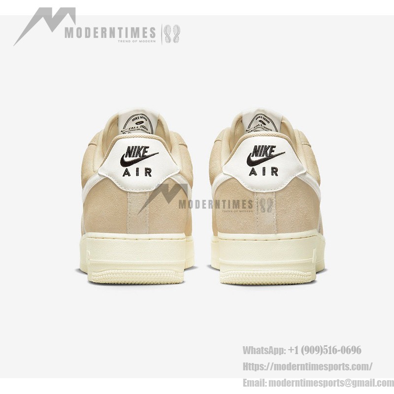 Nike Air Force 1 Low 'Certified Fresh' - Classic Beige Suede & Canvas Design Nike Air Force 1 Low 'Certified Fresh' - Beige Suede and Canvas Sneakers for a Classic Style