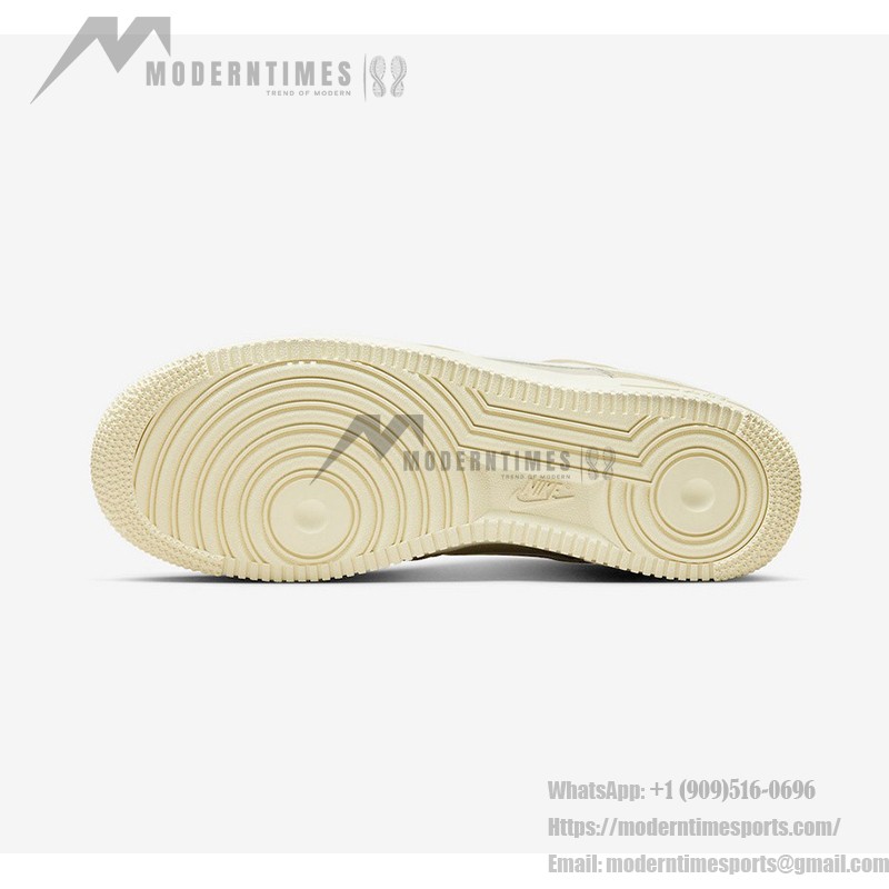 Nike Air Force 1 Low 'Certified Fresh' - Classic Beige Suede & Canvas Design Nike Air Force 1 Low 'Certified Fresh' - Beige Suede and Canvas Sneakers for a Classic Style