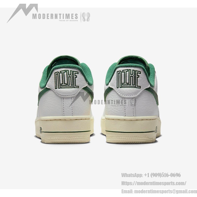Nike Air Force 1 Low 'Command Force' - White & Green with Retro Style Nike Air Force 1 Low 'Command Force' - White Sneakers with Green Swoosh & Retro Style