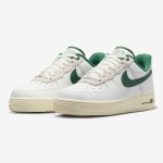 Nike Air Force 1 Low 'Command Force' - White & Green with Retro Style Nike Air Force 1 Low 'Command Force' - White Sneakers with Green Swoosh & Retro Style