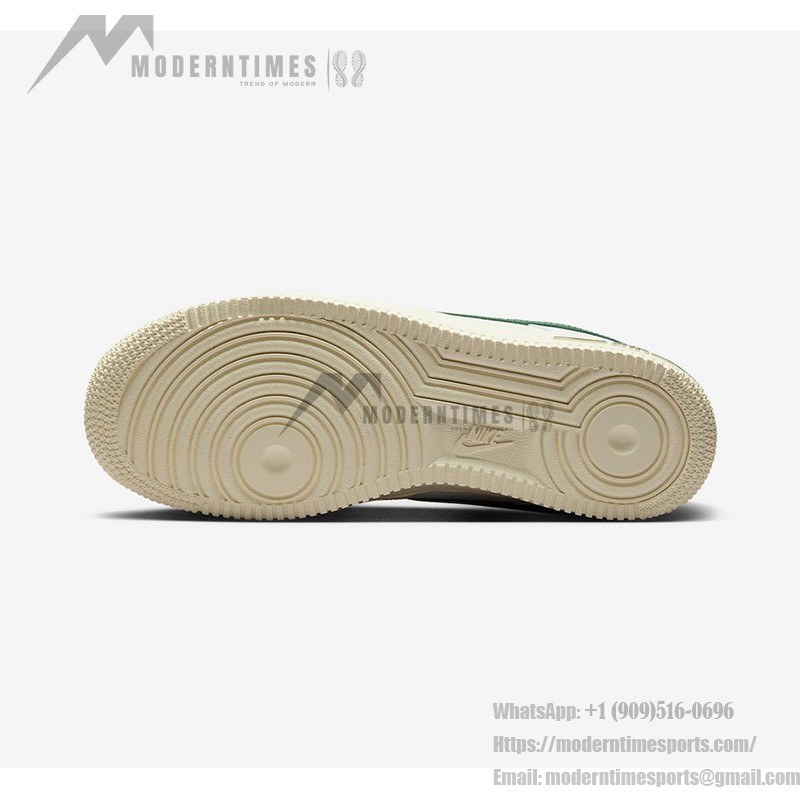 Nike Air Force 1 Low 'Command Force' - White & Green with Retro Style Nike Air Force 1 Low 'Command Force' - White Sneakers with Green Swoosh & Retro Style