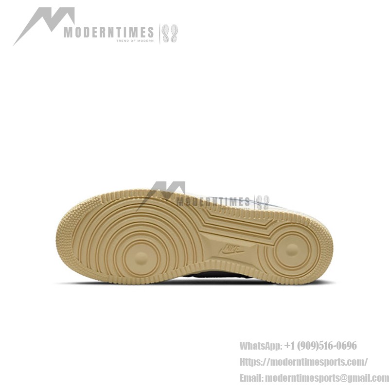 Nike Air Force 1 Low "Next Nature" DM0970-111 サステナブルな白いスニーカー Nike Air Force 1 Low "Next Nature" DM0970-111 オレンジとグリーンのアクセント付きの白いスニーカー