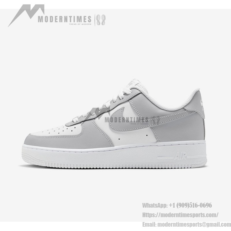 Nike Air Force 1 Low Gray White FD9763-101 Sneakers for Everyday Style Nike Air Force 1 Low Gray White FD9763-101 Casual Sneakers