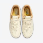 Nike Air Force 1 Low "NAI-KE" FN0369-101 - レトロな編み込みデザイン Nike Air Force 1 Low "NAI-KE" FN0369-101 - 編み込みパネル付きクリームレザー