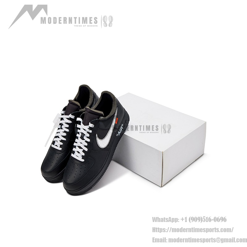 Nike Air Force 1 Low OFF-WHITE "MoMA" AV5210-001 Nike Air Force 1 Low OFF-WHITE "MoMA" AV5210-001 - メタリックスウッシュ付きブラックスニーカー