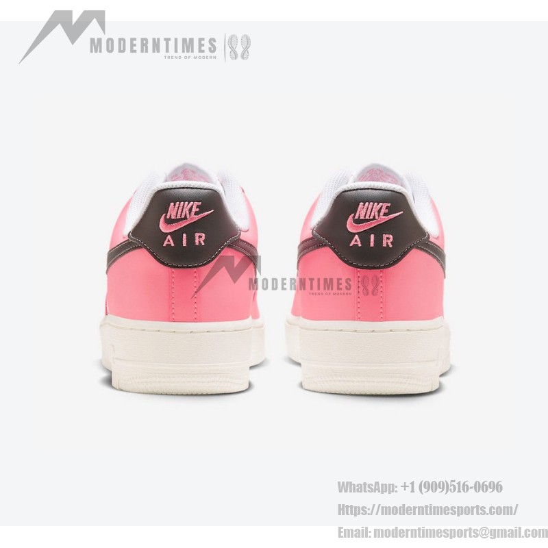 ナイキ エア フォース 1 ロー "Pink Foam" FQ6850-621 - 鮮やかなピンクのスタイリッシュスニーカー ナイキ エア フォース 1 ロー "Pink Foam" FQ6850-621 - ブラックスウッシュが特徴のピンクレザー